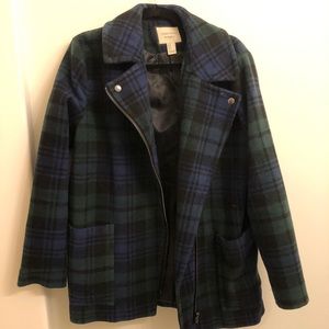 Forever 21 plaid coat